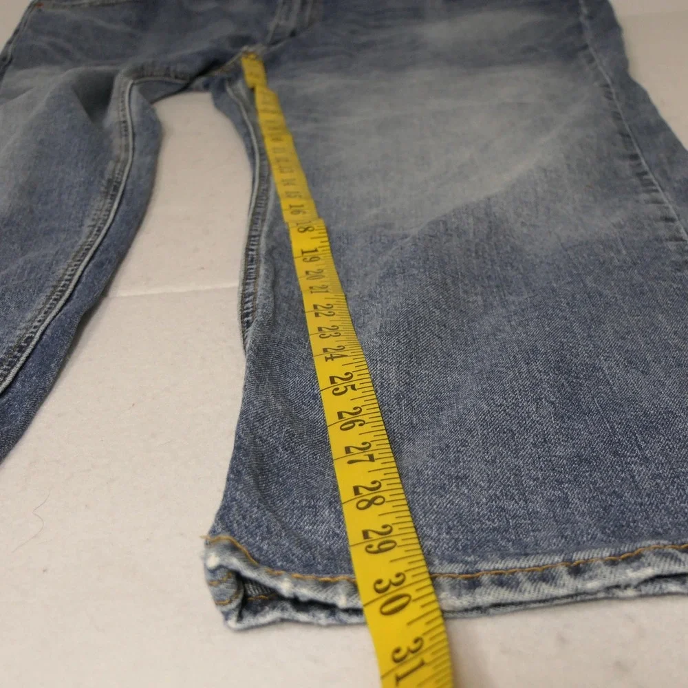 Levi's Men 541 Jeans 42x30 Blue Athletic Taper Rugged Workwear Americana Classic